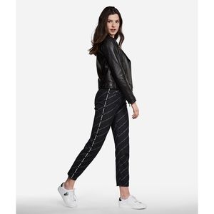 [Karl Lagerfeld] KARL x AMBER VALLETTA STRAIGHT LOGO PRINT JEANS